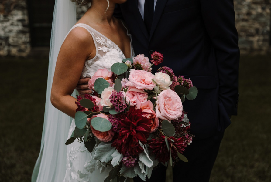 Brittany & Kevin | Romantic Chic Wedding at The Mt. Washington Mill Dye House in Baltimore, MD